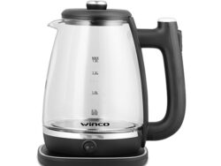 Pava Jarra Eléctrica Corte Mate Vidrio Led Winco W1719