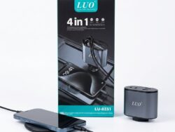 Cargador 4 en 1 Para Auto LUO LU-8231
