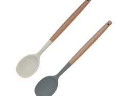 Cuchara Madera + Silicona 34x6cm The Kitchen WL370-03