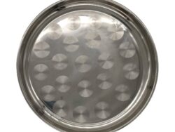 Bandeja Redonda Acero Inoxidable 120T-35-D 35cm The Kitchen