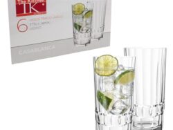 Set x 6 Vasos Trago Largo Casa Blanca 375ml The Kitchen K80966LB