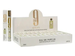 Caja 24u. Mini Perfume Afnan 9 AM Crema 35ml