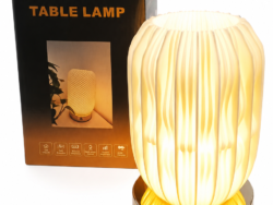 Lampara Velador Mesa Luz Led Cilindro NO:2442