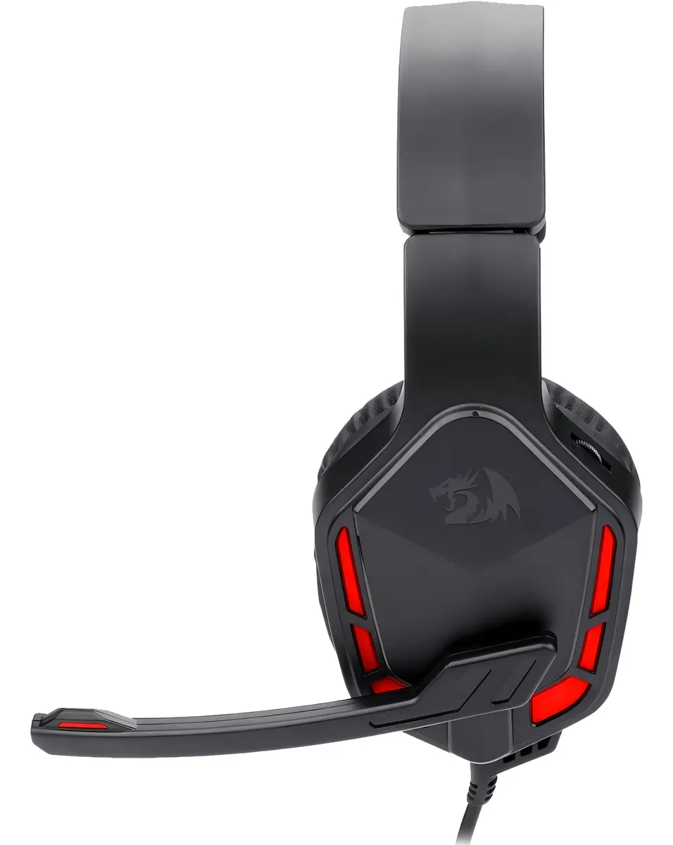 Auriculares Gamer Redragon Themis 2 (H220) negro y rojo - Imagen 3