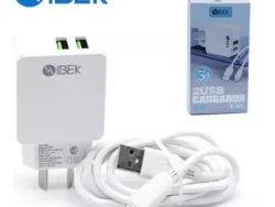 Cargador Ibek Type-C Tipo C + 2 USB IB-3025