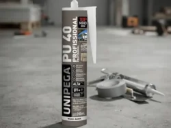 Sellador Poliuretano Pu40 Unipega Blanco 280ml/400g Pintable Intemperie