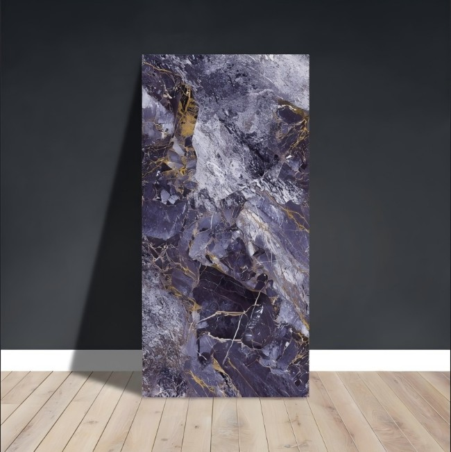 Caja 100u. Vinilo Simil Marmol BR100 Violeta 40x80cm