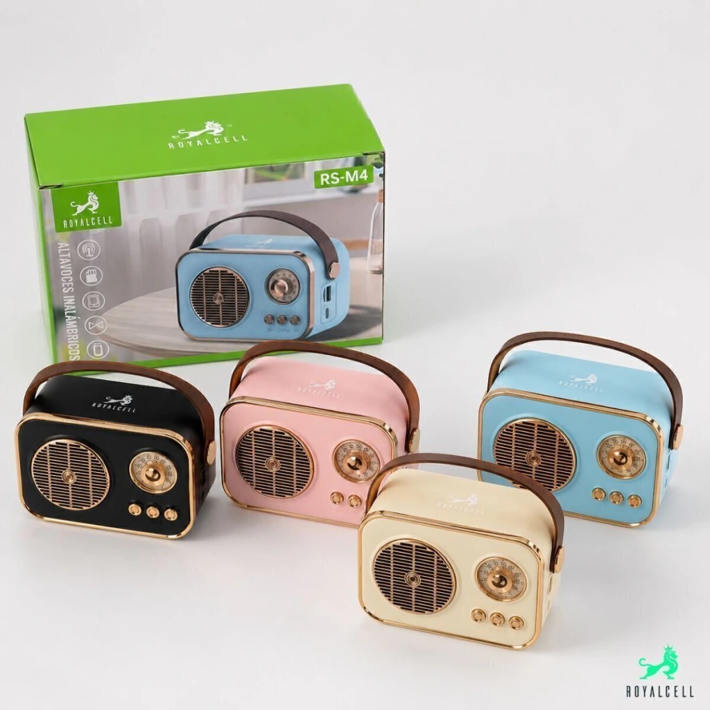 Parlante Bluetooth Vintage Radio Fm RS-M4