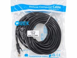 Cable Red Negro en Bolsa CAT-6 Ibek 10 Metros