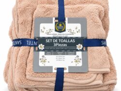 Set x 3 Toalla Suave Santel Premium Distintas Medidas