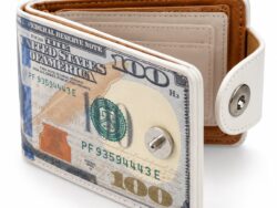 Billetera con Diseño Dolar Varios Compartimientos