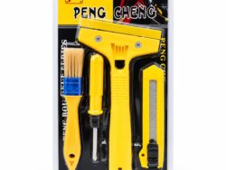 Set x 4 Peng Cheng 1002 Pincel + Destornillador + Cutter +