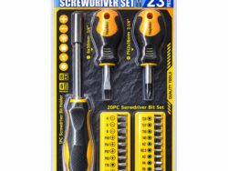 Set x 23 Piezas 89021 3 Destornilladores + Puntas