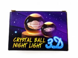 Lampara Esfera de cristal 3D