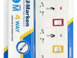 ZAPATILLA ALARGUE BAB-MARKEN 4 TOMAS + 2 USB + 1 TipoC 3m LT-25AL15