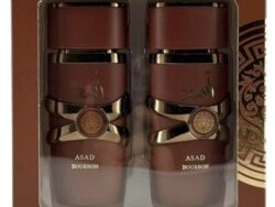 KIT DE PERFUME LATTAFA ASAD BOURBON x2pcs 50m