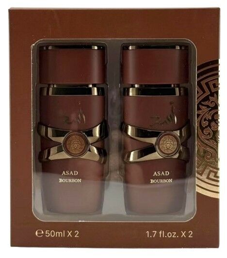 KIT DE PERFUME LATTAFA ASAD BOURBON x2pcs 50m