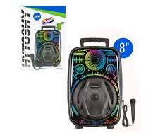 Parlante Hytoshy 8" Con Luces RGB HY-880 Bluetooth