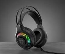Auricular Vincha Gamer GTC HSG-200 Con Luz RGB