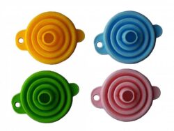 Embudo Plegable Silicona Mini Varios Colores Livorno 202619
