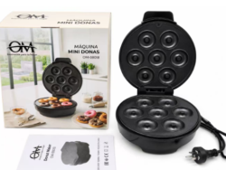 Máquina Para Hacer Mini Donas OM-08018 Eléctrica 7 Donitas