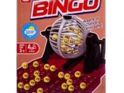 Bingo Juego completo de bingo Con ruleta bolas Cartones TBG06