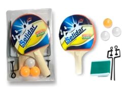 Set De Ping Pong 2 Agarre 2 Raquetas 3 Pelotitas 1 Red PPW5