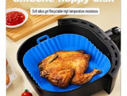 Molde Silicona Cuadrado Bandeja Air Fryer Freidora Aire 7662-3