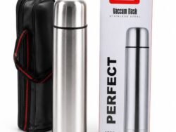 Termo Bala Acero Inoxidable 1L Doble Pared Funda TER-08