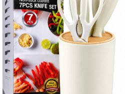 Set X3 Cuchillas De Cocina Con Tijera
