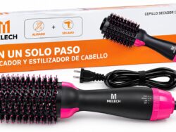 Cepillo Secador De Pelo Alisado Electrico MELECH-351