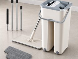 Mopa Plana Trapeador Con Balde Escurridor DL2135