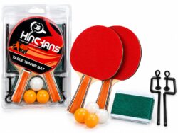 Set De Ping Pong 2 Paletas 3 Pelotas 1 Red 2 Soportes HH13