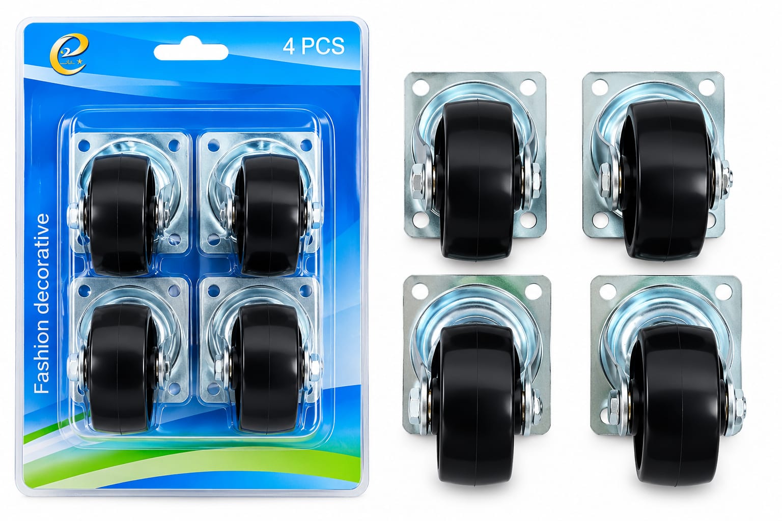 Ruedas Giratorias Para Carritos Muebles 0893