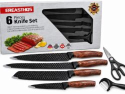 Juego De Cuchillos Marca EREASTHQS De 6 Piezas IS53497