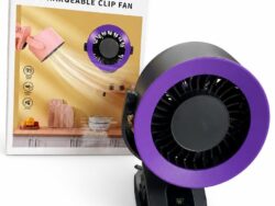 ventilador de circulación de aire portátil y recargable con clip HR2527