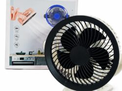 Mini ventilador broche USB recargable HR2530