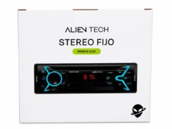 Estereo Para Auto De Frente Fijo marca Alien Tech 1123