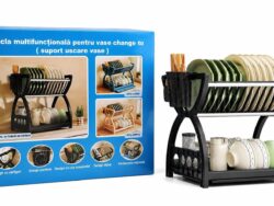 Escurridor De Platos De 2 Niveles Plastico CD30845