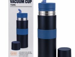 Termo Autocebante 750ml Acero Inoxidable Engomado N302001