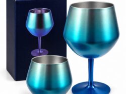 Copa Termica Para Vino Coctel 2 en 1 De Acero Inoxidable WD703