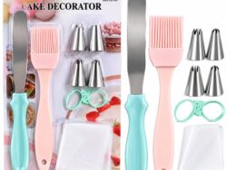 Kit Decoracion Tortas Manga Boquillas Espatula Brocha WG255