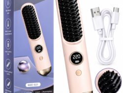 Cepillo Alisador De Cabello Inalambrico portatil MGE-031