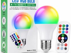 Foco LED RGB Inteligente Con Control Remoto Multicolor D-20018