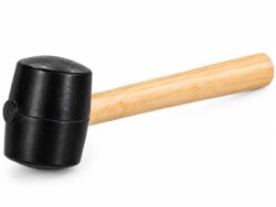 Martillo De Goma Con Mango De Madera G0250