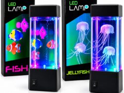 Lampara LED De Acuario Medusas Y Peces Artificiales Cambia Color S-1118