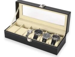 Estuche Exhibidor Para Reloj Caja Para 6 Relojes WS04 NEXT SHOP