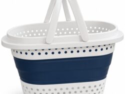 Cesta de ropa plegable de silicona grande de 32 litros 030 NEXT SHOP