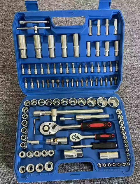 Juego De Tubos Y Llaves Crique Kit Herramientas Maletin 108 Piezas WS19