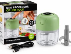 Mini Procesador De Alimentos Eléctrico Portátil USB 250ml WS21